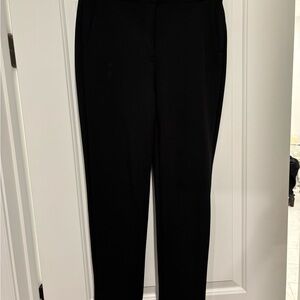 WHBM Elegant Black Satin Women's Formal Pants